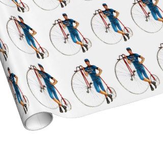 Vintage Bicycle Championship Wrapping Paper