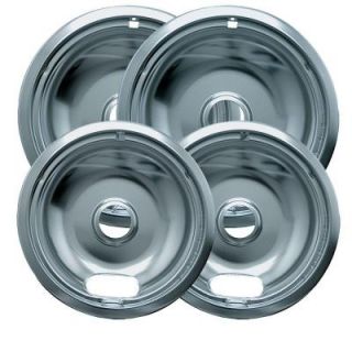 Range Kleen 6 in. 2 Small and 8 in. 2 Large Drip Bowl   Economy (4 Pack) 12564XH