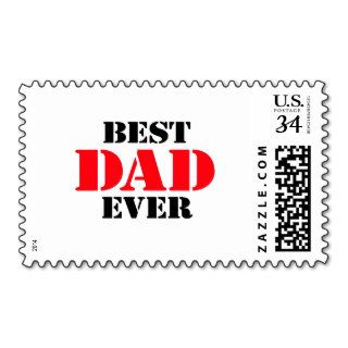 Best Dad Ever Postage Stamp