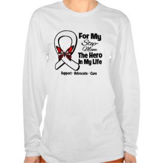 My Step Mom   Lung Cancer Awareness T Shirts