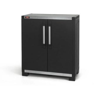 Keter Wide XL 35 in. x 39 in. Freestanding Plastic Utility Base Cabinet 217875