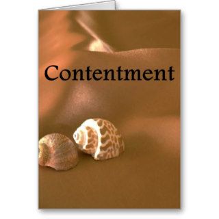 Contentment Philippians 4 11 Greeting Card