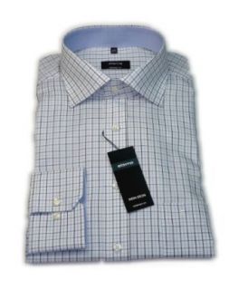 eterna comfort fit blackline Hemd blau weiß schwarz kariert Gr. 51 / 4671.18.E147 Bekleidung