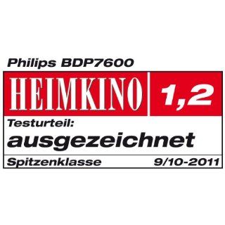 Philips BDP7600 3D Blu ray Player (Full HD, DivX Plus HD, USB 2.0) silber Heimkino, TV & Video