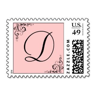 Monogram  D Stamps