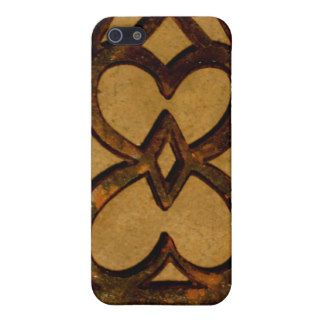 Aged Metal Scroll Ornate Iron Work Case For iPhone 5