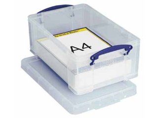 Really Useful Box 9C 9 Liter Box Transparent 395x255x155 mm PP Bürobedarf & Schreibwaren