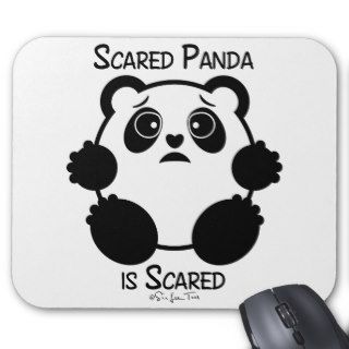 Scared Panda Mousepad