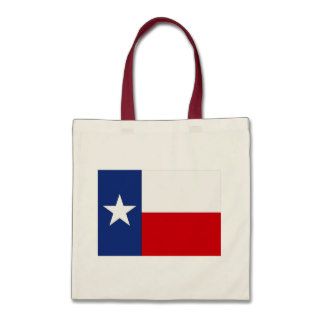 Tote Bag Texas Lone Star State Flag Red White Blue