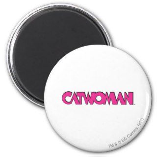 Catwoman Logo Pink Fridge Magnets