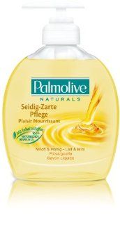 Palmolive Naturals Milch & Honig Flüssigseife, 1er Pack (1 x 300 ml) Drogerie & Körperpflege