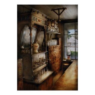 Americana   Turn of the century soda fountain Poster