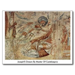 Joseph'S Dream By Master Of Castelseprio Post Cards