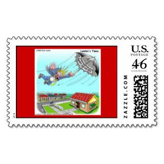 Mary Poppins Umbrella Funny U.S. Postage Stamps