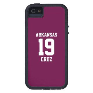 Tyrian Purple Sports Team Jersey Personalizable iPhone 5 Cases