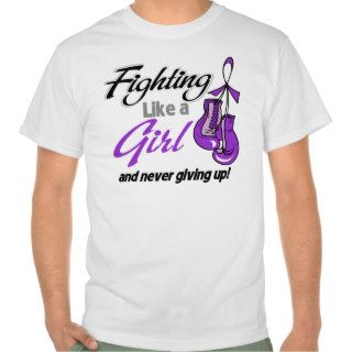 Fighting Like a Girl Never Giving Up   Lupus Shirts