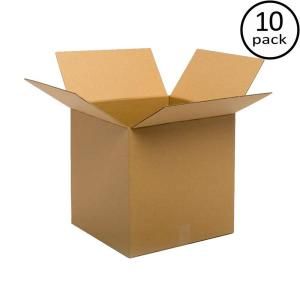 Plain Brown Box 20 in. x 20 in. x 20 in. 10 Box Bundle PRA0121B