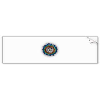 Debian swirl bumper stickers