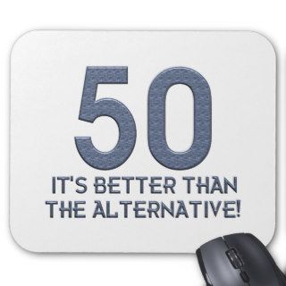 Funny 50th Gift Ideas. Mouse Mat