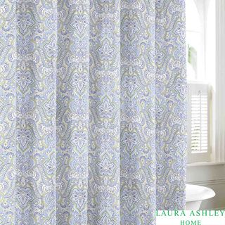 Laura Ashley Maiden Lane Cotton Shower Curtain Laura Ashley Shower Curtains