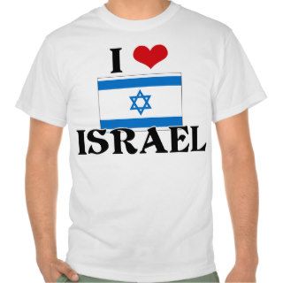 I HEART ISRAEL T SHIRT