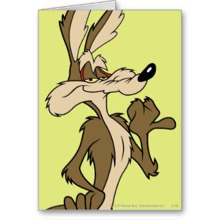 Wile E. Coyote Looking Proud Cards
