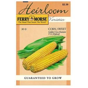 Ferry Morse Heirloom Corn Sweet Golden Cross Bantam Seed 3633