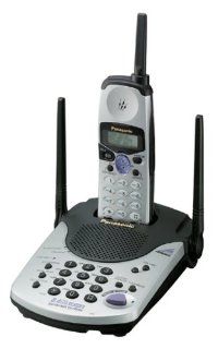 Panasonic KXTG2560 2.4 GHz DSS Cordless Phone with Caller ID & Dual Keypad (Silver)  Cordless Telephones  Electronics