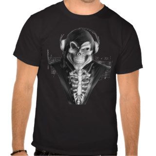 Funny Punk Skulls band 80s vintage black t shirt