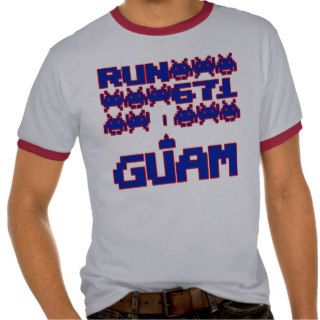 GUAM RUN 671 Gamer Island Invaders Tshirts