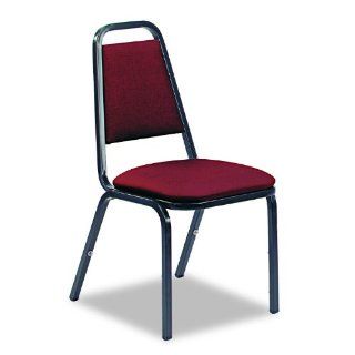 Virco 48926E38D8   Vinyl Upholstered Stacking Chair, 18 x 22 x 34 1/2, Wine, 4/Carton  Industrial Products  Electronics