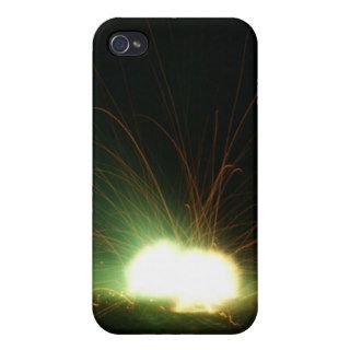 spinning fireworks iphone case iPhone 4/4S case