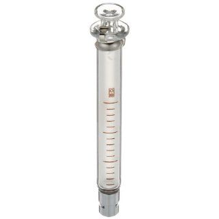 BD 512130 Multifit Glass Luer Lok Tip Zone 1 Coded Reusable Syringe, 2mL Capacity Science Lab Syringes