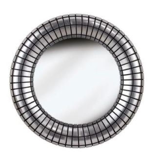 Home Decorators Collection Inga 34 in. Round Polyurethane Framed Mirror 60053