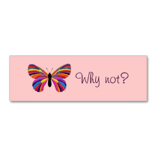Impossible Butterfly   Why Not? Business Card Templates