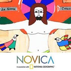 Handcrafted 'New Creation' Pinewood Cross (El Salvador) Novica Accent Pieces