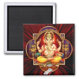 Ganesh Ganesha Hindu Indian Elephant Deity India Fridge Magnet