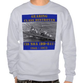USS Noa (DD 841) Pullover Sweatshirt