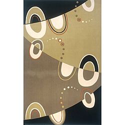 Power Loomed Soho Abstract Multi Wool Rug (9'6 x 13') 7x9   10x14 Rugs