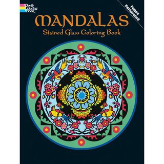 Dover Publications Mandalas Stained Glass Color B Markers & Paint