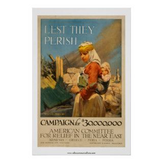 Lest They Perish   Near East Relief Poster