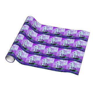 Breezy, Ships, Ocean, Sea, Waves Wrapping Paper