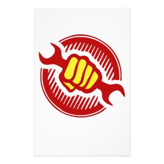 POWER TO THE PEOPLE   COMMUNIST PROPAGANDA PERSONALISED STATIONERY