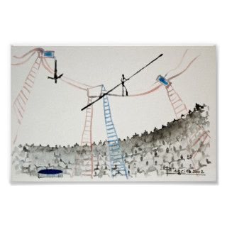 trapeze artist print
