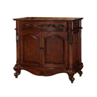 Xylem Windsor 36 in. Vanity Cabinet Only in Antique Cherry V WINDSOR 36BN