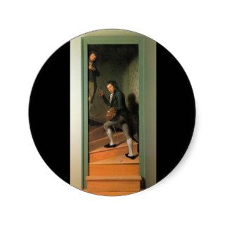 The Staircase Group, by Charles Willson Peale Stickers