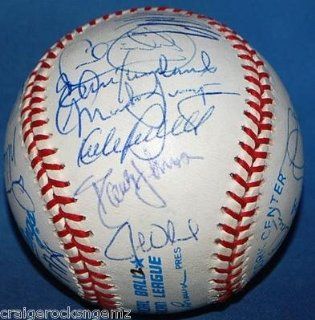 Ken Griffey Jr Kirby Puckett Boggs 1993 AL All Star Team Signed Baseball   PSA/DNA Certified   Autographed Baseballs Sports Collectibles