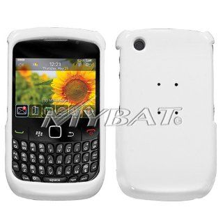 MyBat Blackberry 8520 Curve Phone Protector Cover   Retail Packaging   Solid Ivory White Cell Phones & Accessories