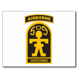 509th Airborne Gingerbread Post Card