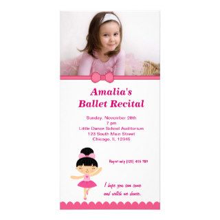 Ballet Recital Photo Card